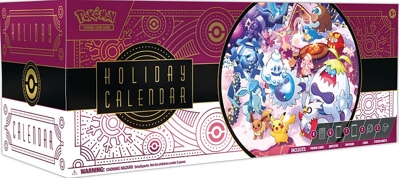 Pokemon TCG Holiday Calendar 2025 (Adventskalender/Julekalender)