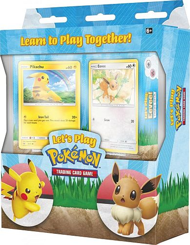 Pokemon Deck - Let's Play: Learn To Play Together! (Pikachu & Eevee Begynder-Decks)