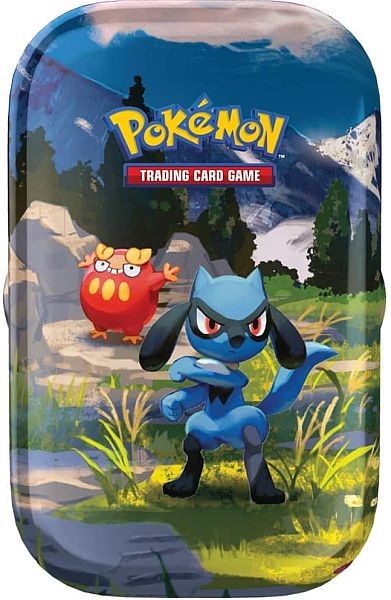 Pokemon Tin Kasse - 2026 Winter Mega Evolution: Ascended Heroes Mini Tin: Riolu & Darumaka (2 Boosters)
