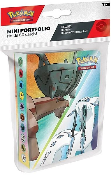 Mappe - Pokemon - Scarlet & Violet: Treasures of Ruin (2023 Fall) Mini-Album (Binder) & Booster Pack! - Plads til 60 kort