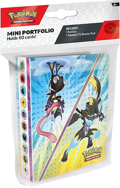 Mappe - Pokemon - Mega Evolution: Mega Greninja/Zeraora/Darkrai/Chandelure (2026 Fall) Mini-Album (Binder) & Booster Pack! - Plads til 60 kort