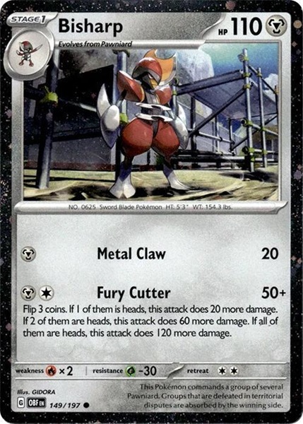Bisharp - Alternate Holofoil Promo (Pokemon Scarlet & Violet: Obsidian Flames)