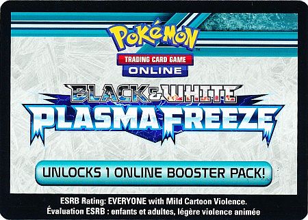 Pokemon TCG Online Kode: Booster Pack - Black & White: Plasma Freeze (TCGO Code)