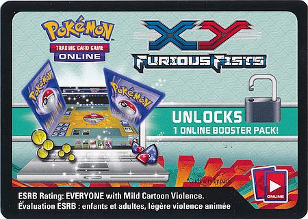 Pokemon TCG Online Kode: Booster Pack - XY: Furious Fists (TCGO Code)