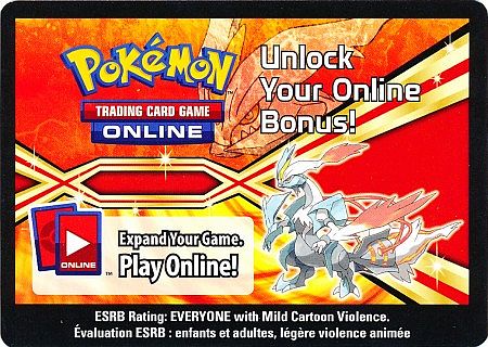 Pokemon TCG Online Kode: Collector's Power Tin - White Kyurem-EX (TCGO Code)