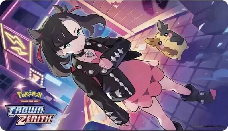 Pokemon Spillemåtte (Playmat) - Crown Zenith: Marnie & Morpeko (V-Union Premium Collection)