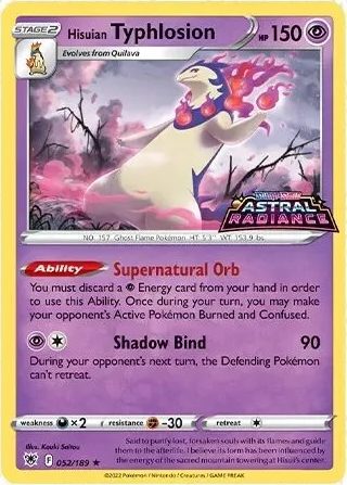 Hisuian Typhlosion (Sword & Shield: Astral Radiance) (Pokemon Stamped Promos)