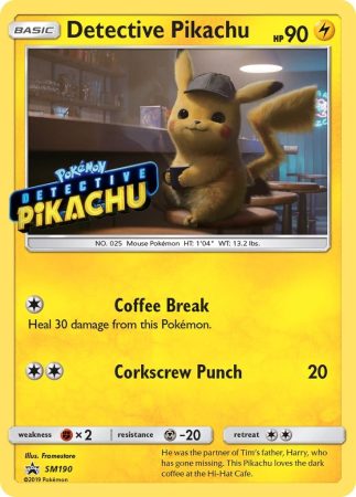 Detective Pikachu (Black Star Promos) (Pokemon Stamped Promos)