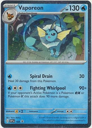 Vaporeon (Black Star Promos - Scarlet & Violet: Prismatic Evolutions)