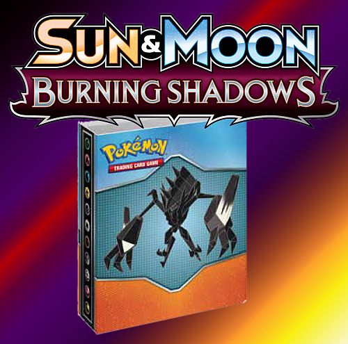 Mappe - Pokemon - SM3 Sun & Moon: Burning Shadows - Mini-Album & Booster! - Plads til 60 kort