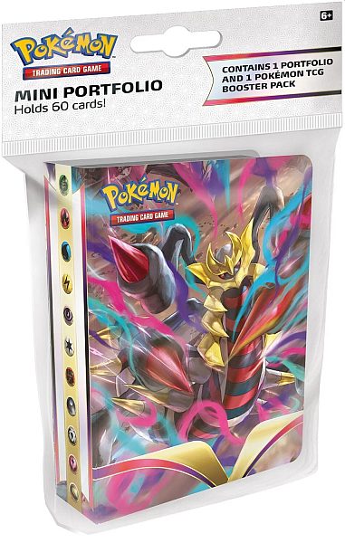 Mappe - Pokemon - SWSH11 - Sword & Shield: Lost Origin - Mini-Album (Binder) & Booster Pack! - Plads til 60 kort