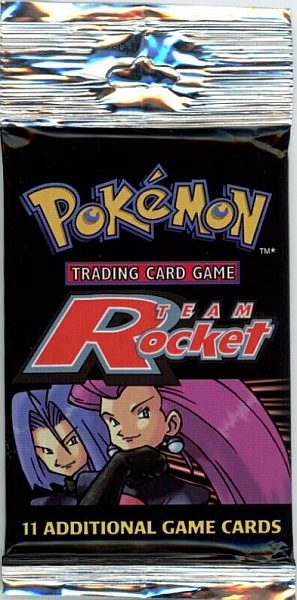 Pokemon Booster Pakke - Team Rocket Booster Pack (Longpack/Long Crimp, Unlimited) - Jessie & James (Here Comes Team Rocket) Artwork