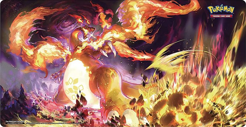 Pokemon Spillemåtte (Playmat) - Gigantamax Charizard (VMAX) - Ultra-Premium Collection 2022