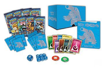 Pokemon XY: Evolutions (20th Anniversary) Elite Trainer Box: Mega Blastoise (Blue) - Turneringsboks for begyndere