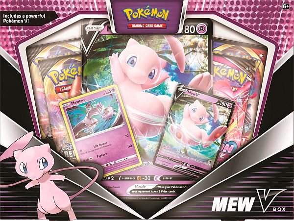 Pokemon  V Box: Mew V (2022) (4 Boosters)