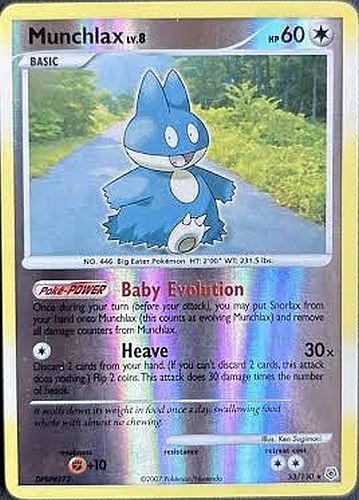 Munchlax (Diamond and Pearl Nintendo) Munchlax (Diamond and Pearl Nintendo)