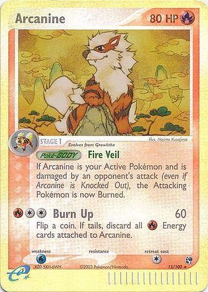 Arcanine (EX Sandstorm Nintendo)