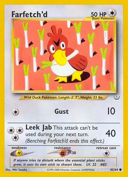 Farfetch'd (Neo Revelations WoTC)