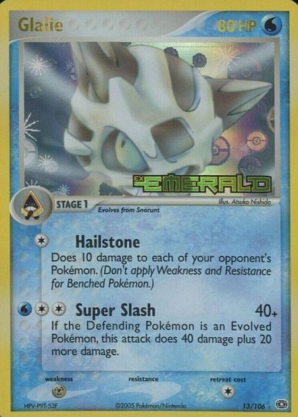Glalie (EX Emerald Nintendo)