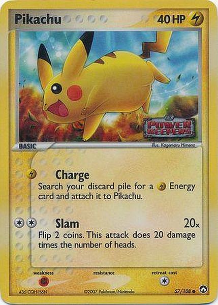 Pikachu (EX Power Keepers Nintendo)