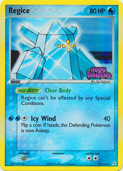 Regice (EX Holon Phantoms Nintendo)