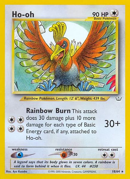 Ho-oh (Neo Revelations WoTC)