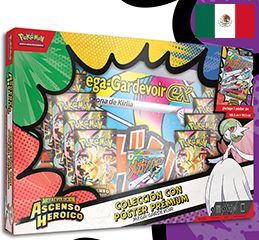 Pokemon <b>LATINAMERIKANSK SPANSK/LATAM SPANISH</b> Mega Evolution: Ascended Heroes - Mega Gardevoir ex Premium Poster Collection (10 Boosters)