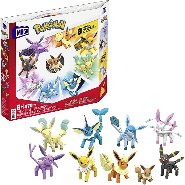 Pokémon - Mega Every Eevee Evolution Toy Building Set