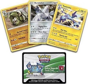 Knock Out Collection Sealed Promo Set (Toxtricity, Duraludon, Sandaconda & Online-Kodekort)