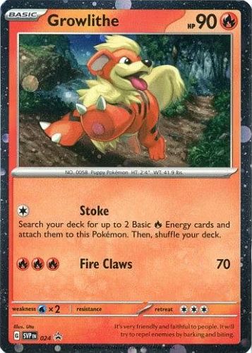 Growlithe - Cosmos Holo (Black Star Promo)