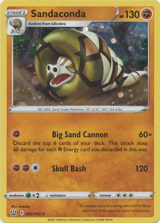 Sandaconda - Cosmos Holo (Pokemon Sword & Shield: Battle Styles)