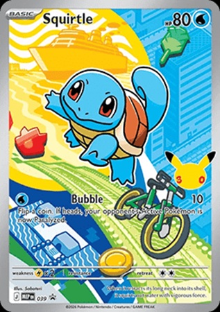 Squirtle (Black Star Promos - First Partner Illustration Collection)