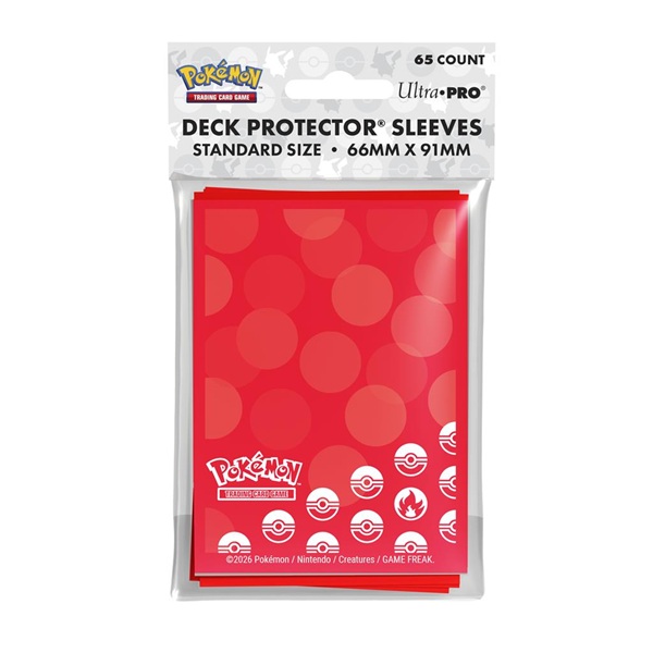 Pokemon - Energy: Fire Type - Deck Protector - 65 lommer - Ultra Pro Sleeves #16743