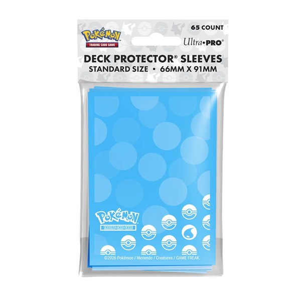 Pokemon - Energy: Water Type - Deck Protector - 65 lommer - Ultra Pro Sleeves #16744
