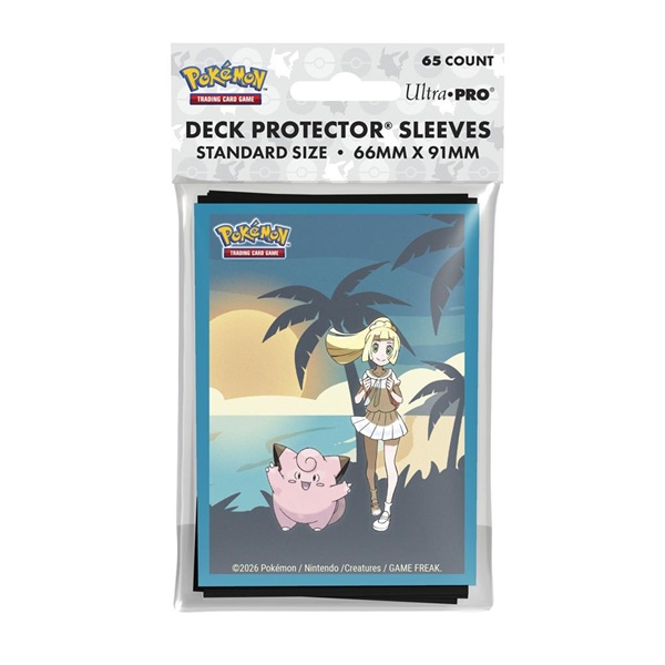Pokemon: Lillie and Clefairy - Deck Protector - 65 lommer - Ultra Pro Sleeves #16757