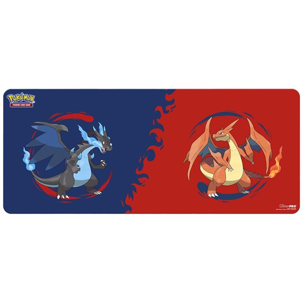 Pokemon Spillemåtte (6 ft Table Playmat) - Mega Charizard X & Mega Charizard Y - Ultra Pro #16739