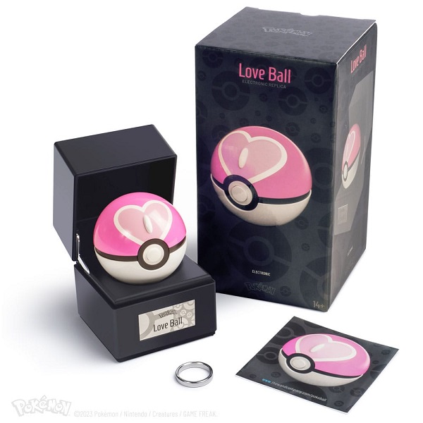Pokémon - Diecast Pokeball Replica Sculpture: Love Ball - 8cm