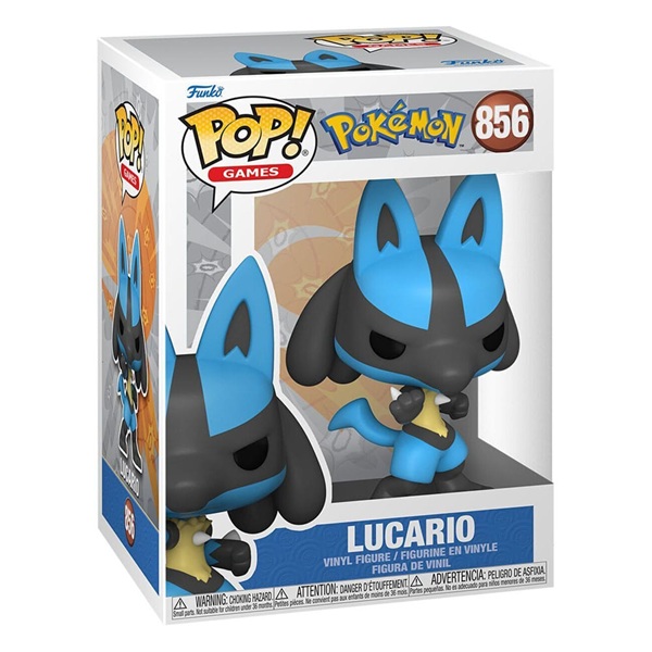 Funko Pop: Pokemon - Lucario #856 - Super Sized Jumbo Vinyl Figure 25cm