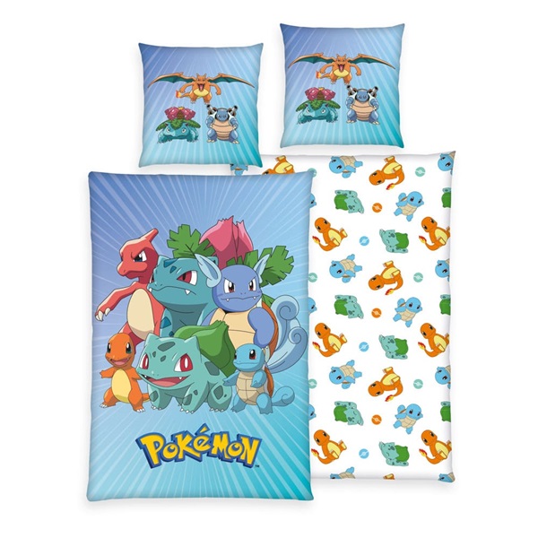 Pokemon - Duvet Set - Group B 135 x 200cm / 80 x 80cm