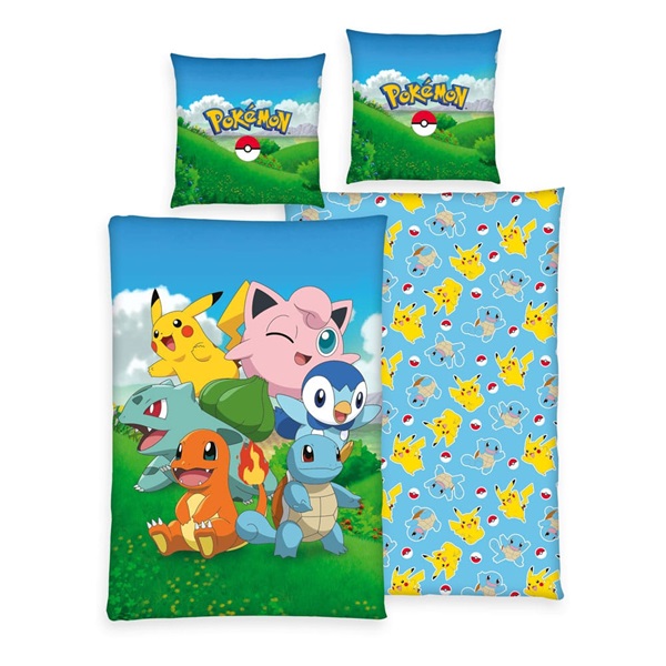Pokemon - Duvet Set - Group A 135 x 200cm / 80 x 80cm
