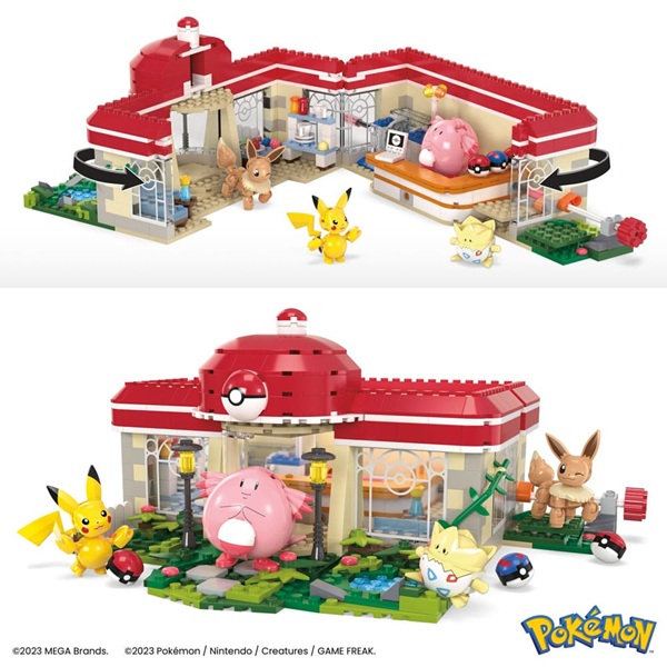 Pokémon - Mega Construx Construction Set - Forest Pokémon Center 25cm
