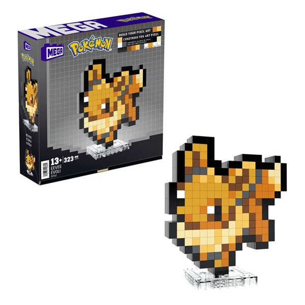 Pokémon - Mega Construction Set - Eevee Pixel Art
