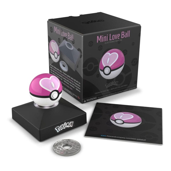 Pokémon - Diecast Pokeball Replica Sculpture: Mini Love Ball